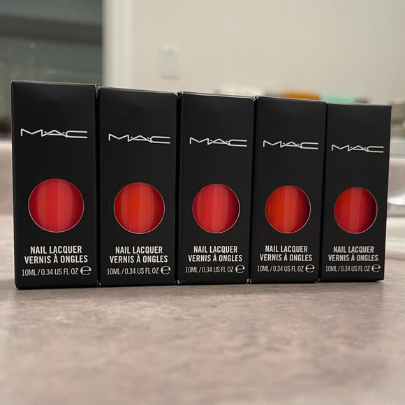 MAC Nail Polish. Set of 5 all SAME color. Brand New In Box. - Picture 1 of 5